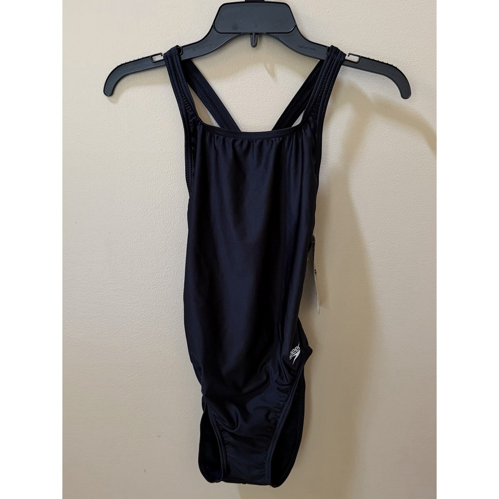 Speedo Women's One Piece Pro LT Swimsuit ~ Black Size 10/36 NWT